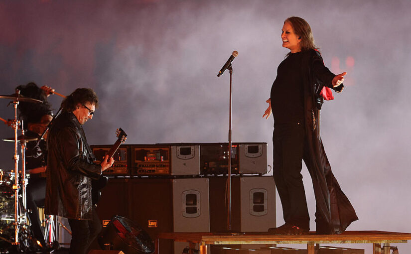 Ozzy And Tony Iommi Reunite For Brief Show At Commonwealth Games