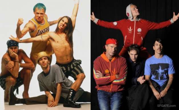 Then & Now – Red Hot Chili Peppers