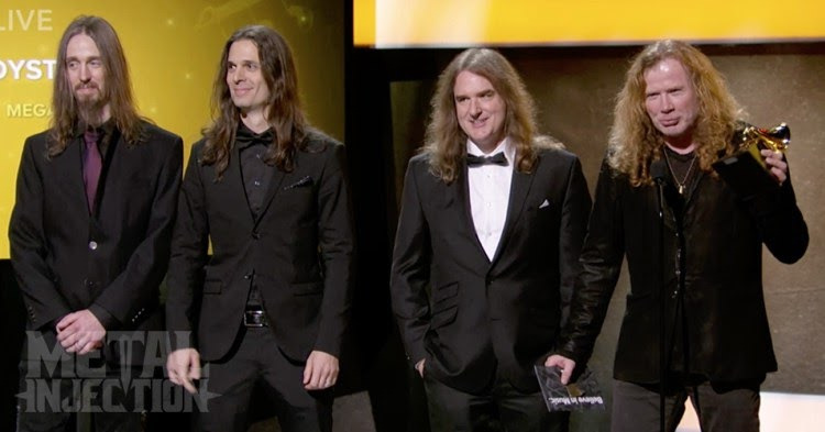 Megadeth Grammy House Band Derp